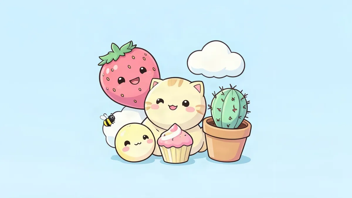 Cute Things to Draw: 60 Cute and Easy Drawing Ideas