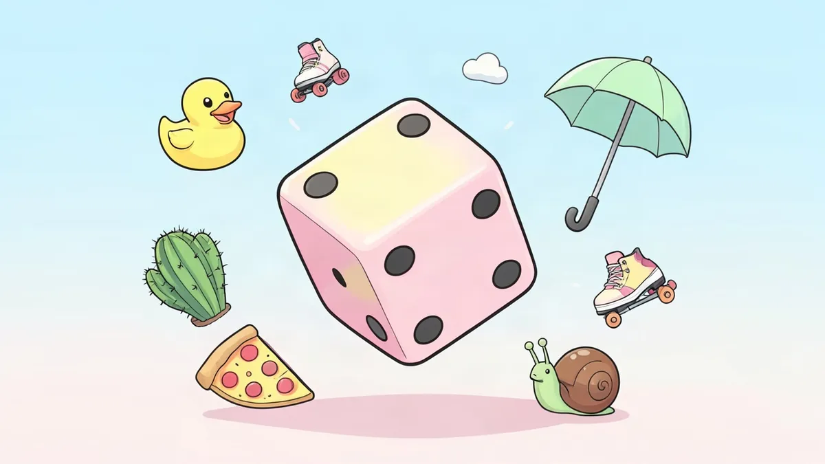 64 Random Things to Draw (Pick a Number and Go)